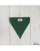 zöld skót kockás nyakörves kendő